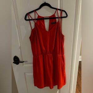 Women’s red banana republic dress